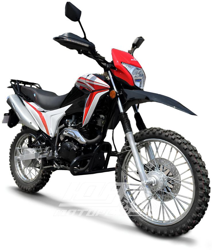 Мотоцикл SPARK SP200D-5, Червоно-білий