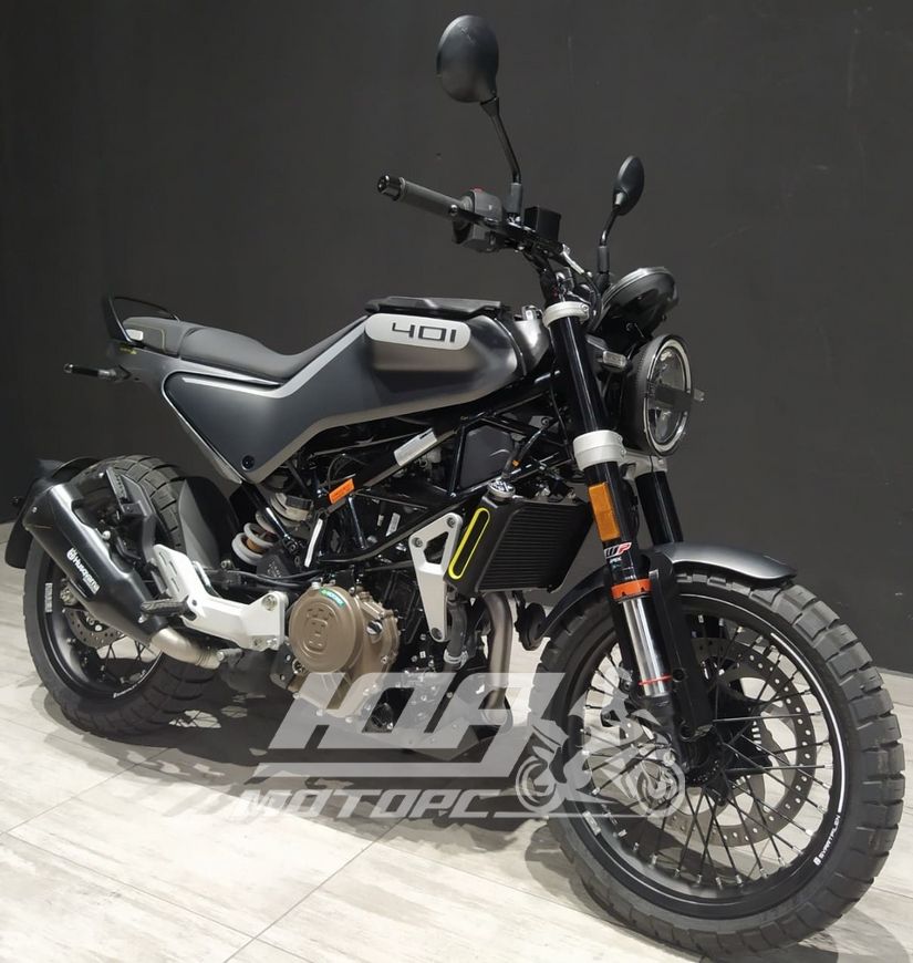 Мотоцикл HUSQVARNA SVARTPILEN 401 (2020 г.), Чорно-сірий