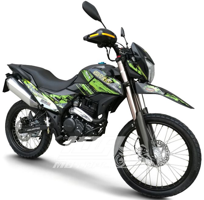 Мотоцикл SHINERAY XY 250GY-6C ENDURO, Зелений