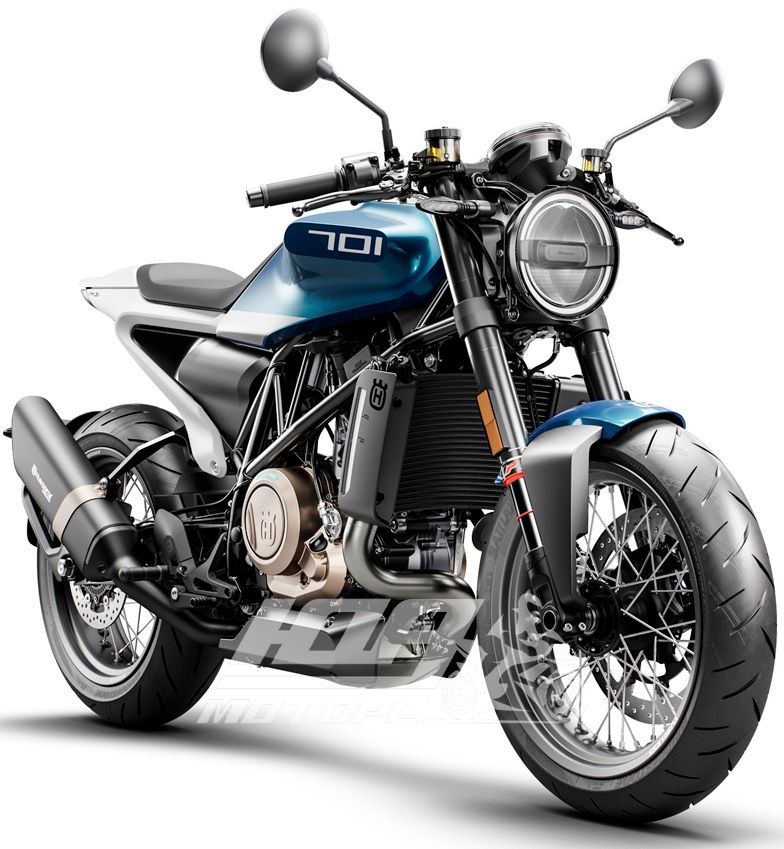 Мотоцикл HUSQVARNA VITPILEN 701 (2020 г.), Синьо-сірий