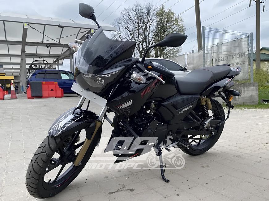 Мотоцикл TVS APACHE RTR 180, Черный