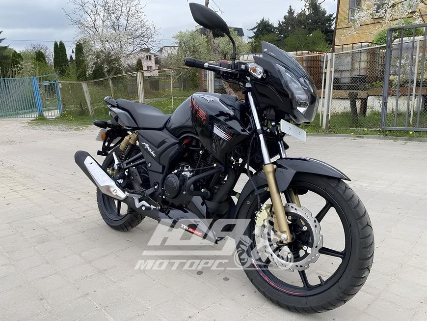Мотоцикл TVS APACHE RTR 180, Черный