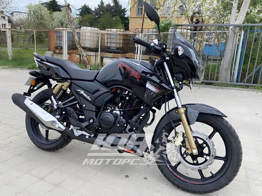 Мотоцикл TVS APACHE RTR 180, Черный