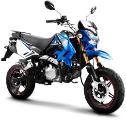 Мотоцикл Zongshen ZS125GY-5 (Rapido), Черно-сине-белый