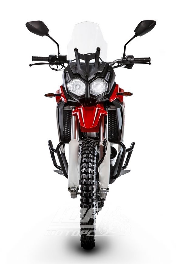Мотоцикл VOGE 300GY RALLY, Біло-червоно-чорний