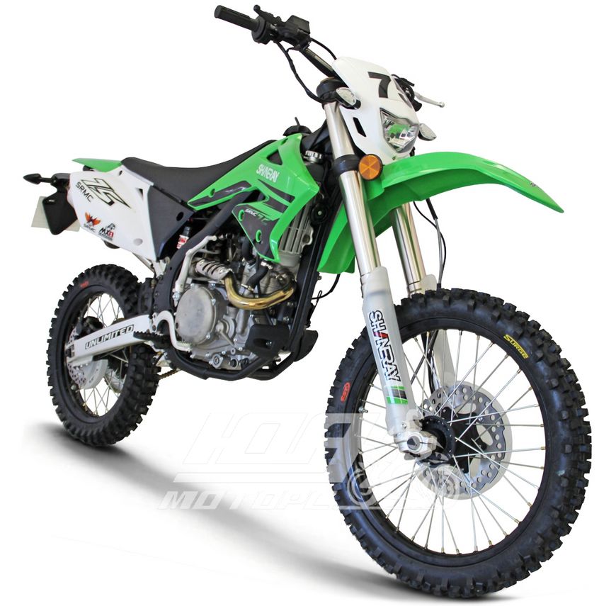 Мотоцикл SHINERAY XY 250GY-7 (X6), Бело-зеленый