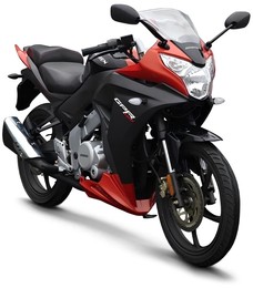Мотоцикл ZONGSHEN ZS150-38CII, Чорно-червоний