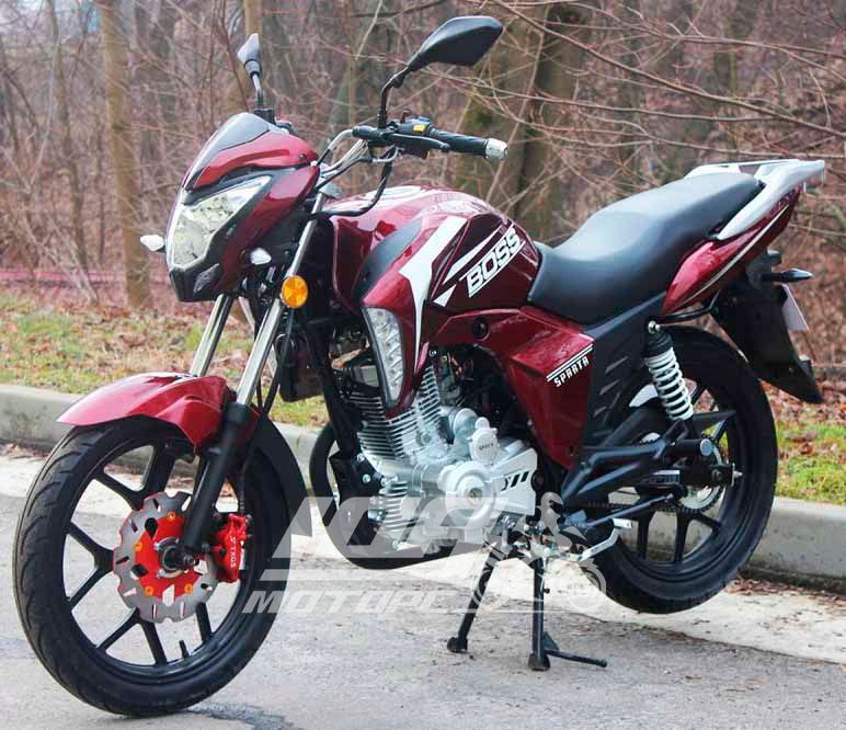 Мотоцикл SPARTA BOSS 200CC, Бордовий