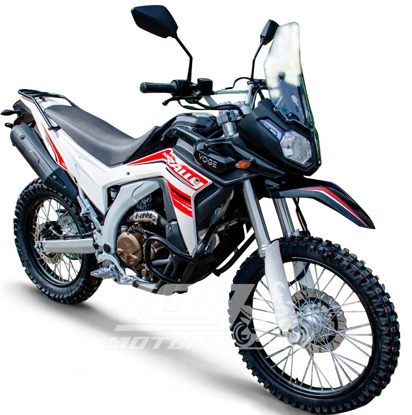 Мотоцикл LONCIN LX250GY-3G DS2, Чорно-білий