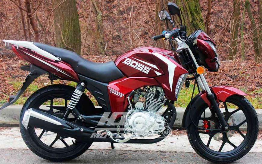 Мотоцикл SPARTA BOSS 200CC, Бордовий