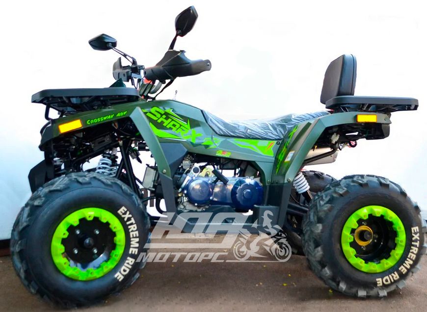 Квадроцикл SharX 200 BASE, Чорно-зелений