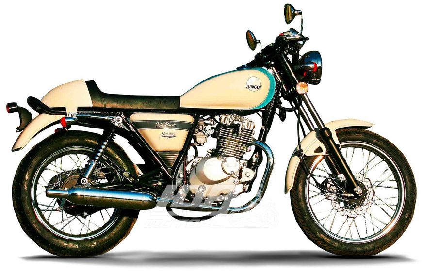 Мотоцикл SKYBIKE CAFE 200, Бело-голубой