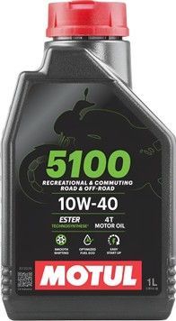 Масло для 4-тактных двигателей мотоциклов MOTUL 5100 4T SAE 10W-40 - 1 л