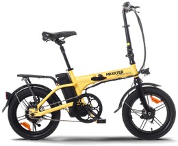 Электровелосипед MAXXTER URBAN PLUS, черно-желтый
