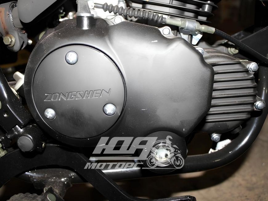 Мотоцикл ZONGSHEN ZS200GY-3 (POWERED 200), Черно-белый