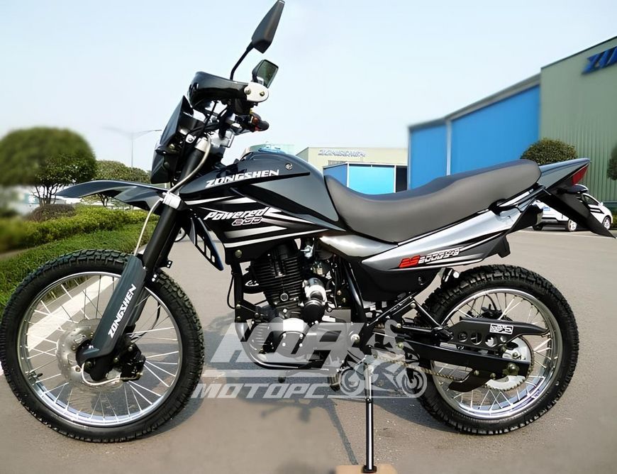 Мотоцикл ZONGSHEN ZS200GY-3 (POWERED 200), Чорно-білий