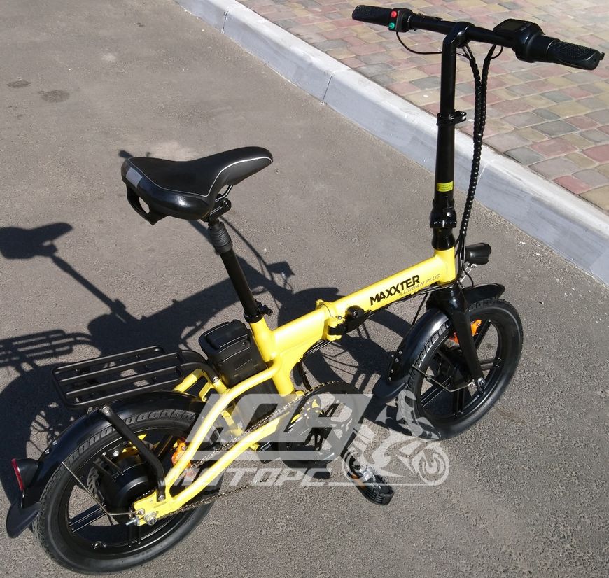 Электровелосипед MAXXTER URBAN PLUS, Черно-желтый
