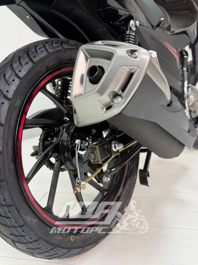 Мотоцикл SPARK SP200R-36, Чорний з червоним