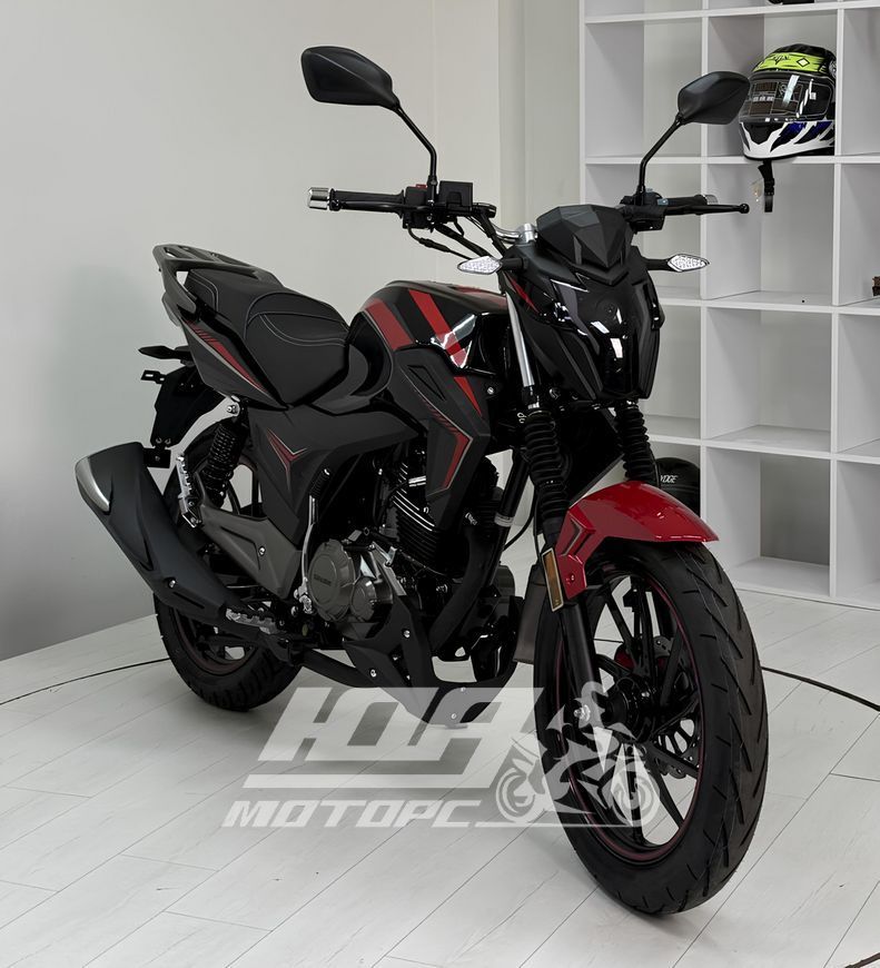 Мотоцикл SPARK SP200R-36, Чорний з червоним