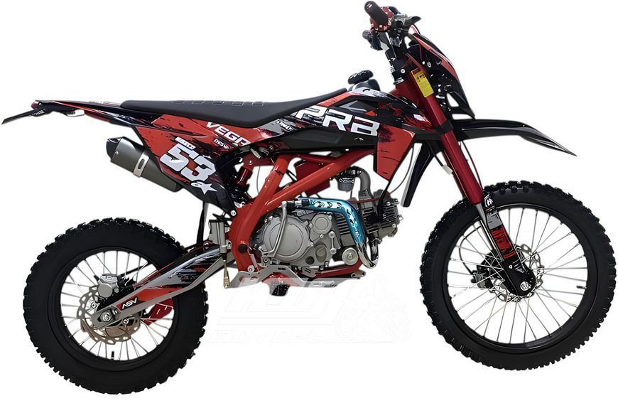 Питбайк PRB VEGA 125YX, Красный