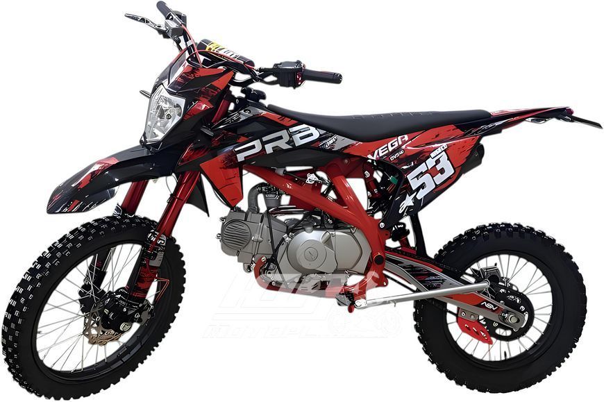 Питбайк PRB VEGA 125YX, Красный