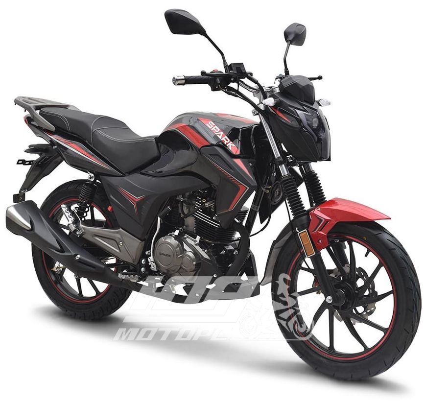 Мотоцикл SPARK SP200R-36, Чорний з червоним