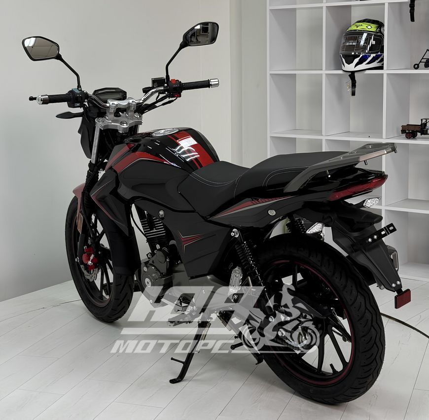Мотоцикл SPARK SP200R-36, Чорний з червоним