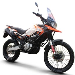 Мотоцикл GEON Grandtour 400 EFI, серый оранжевый
