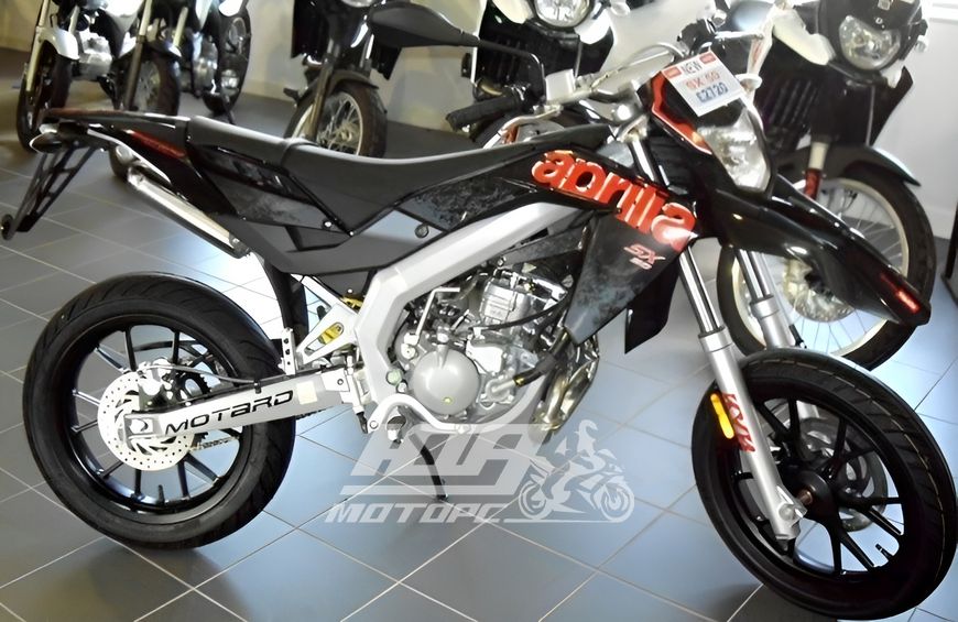 Мотоцикл APRILIA SX 50, Чорно-білий