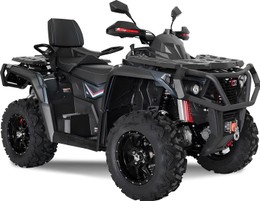 Квадроцикл ODES 650 ATV, чёрный, камуфляж, серый