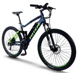 Електровелосипед E-bike E18B103-29, Чорно-зелений
