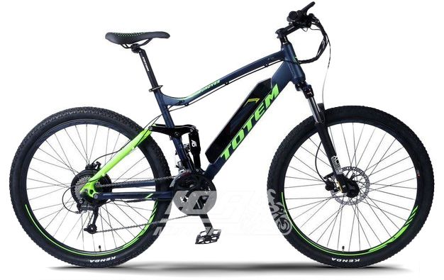 Электровелосипед E-bike E18B103-29, Черно-зеленый
