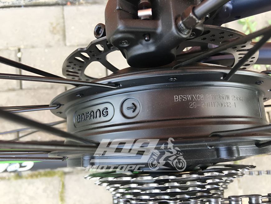 Электровелосипед E-bike E18B103-29, Черно-зеленый