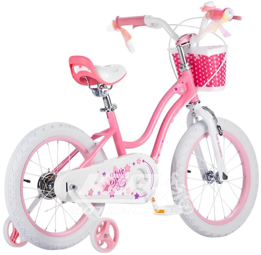 Велосипед RoyalBaby STARGIRL (колеса - 16". сталева рама), Рожевий