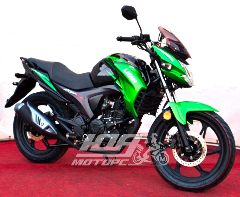 Мотоцикл LIFAN KP150 (LIFAN IROKEZ), Черно-зеленый