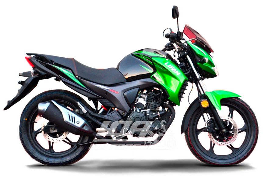 Мотоцикл LIFAN KP150 (LIFAN IROKEZ), Чорно-зелений