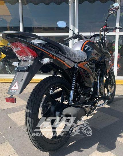 Мотоцикл FORTE FT200-TK03, Серо-черно-оранжевый