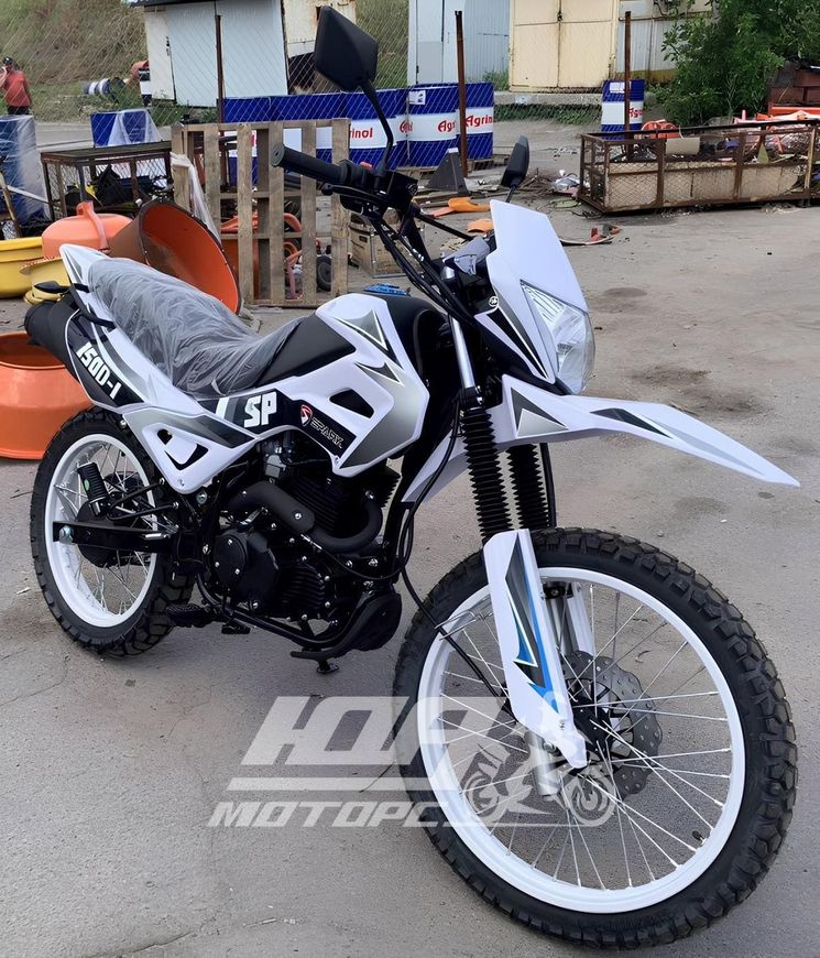 Мотоцикл SPARK SP150D-1, Чорно-білий