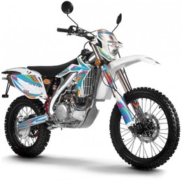 Мотоцикл GEON Dakar 450E (Enduro) (Factory), Бело-синий