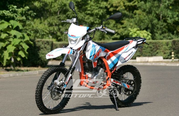 Мотоцикл KAYO K2-L-250, Біло-жовтогарячий