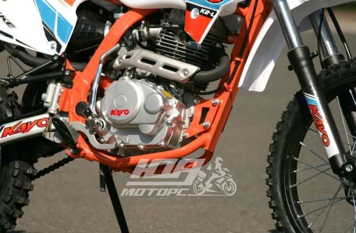 Мотоцикл KAYO K2-L-250, Бело-оранжевый