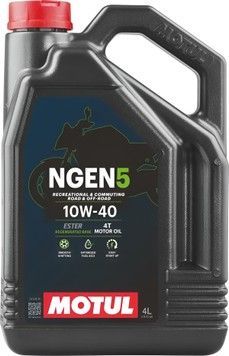 Масло для 4-тактных двигателей MOTUL NGEN 5 SAE 10W-40 4T - 4 л
