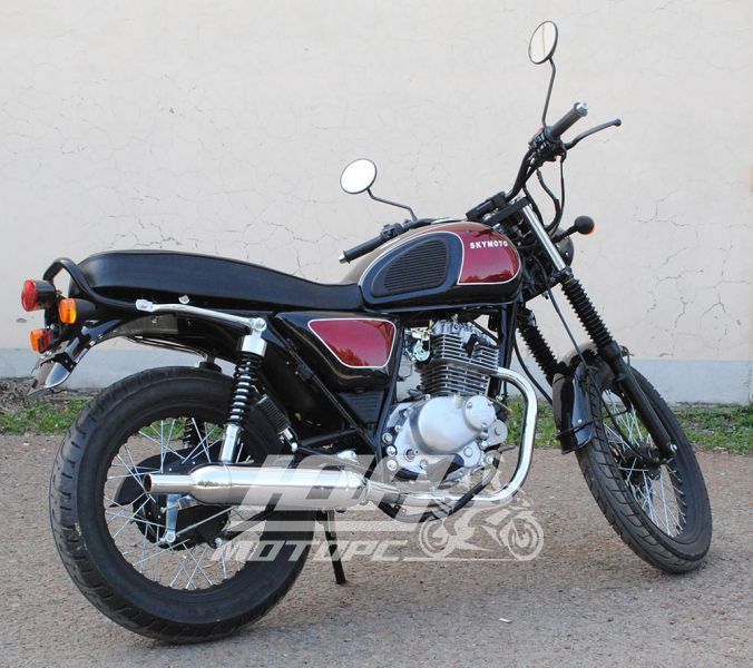 Мотоцикл SKYMOTO MORGAN 200, Чорно-червоний