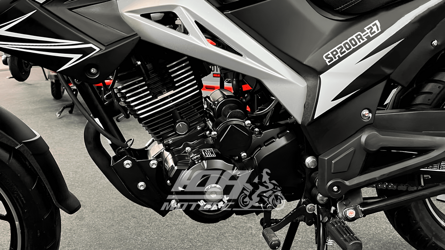 Мотоцикл SPARK SP200R-27, Чорний з червоним