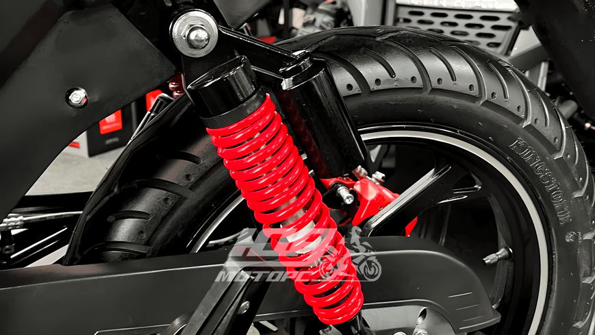 Мотоцикл SPARK SP200R-27, Чорний з червоним