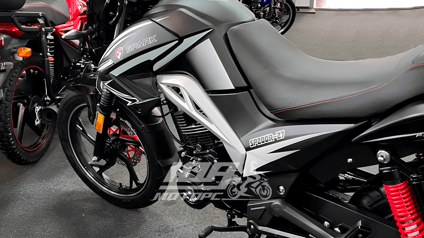 Мотоцикл SPARK SP200R-27, Черный с красным