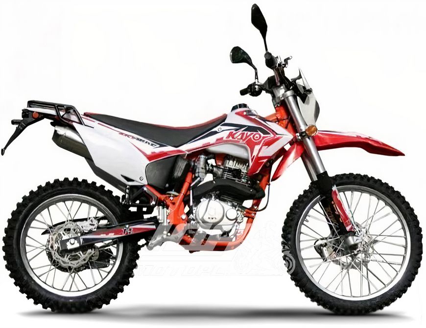 Мотоцикл KAYO T1-250, Червоно-білий