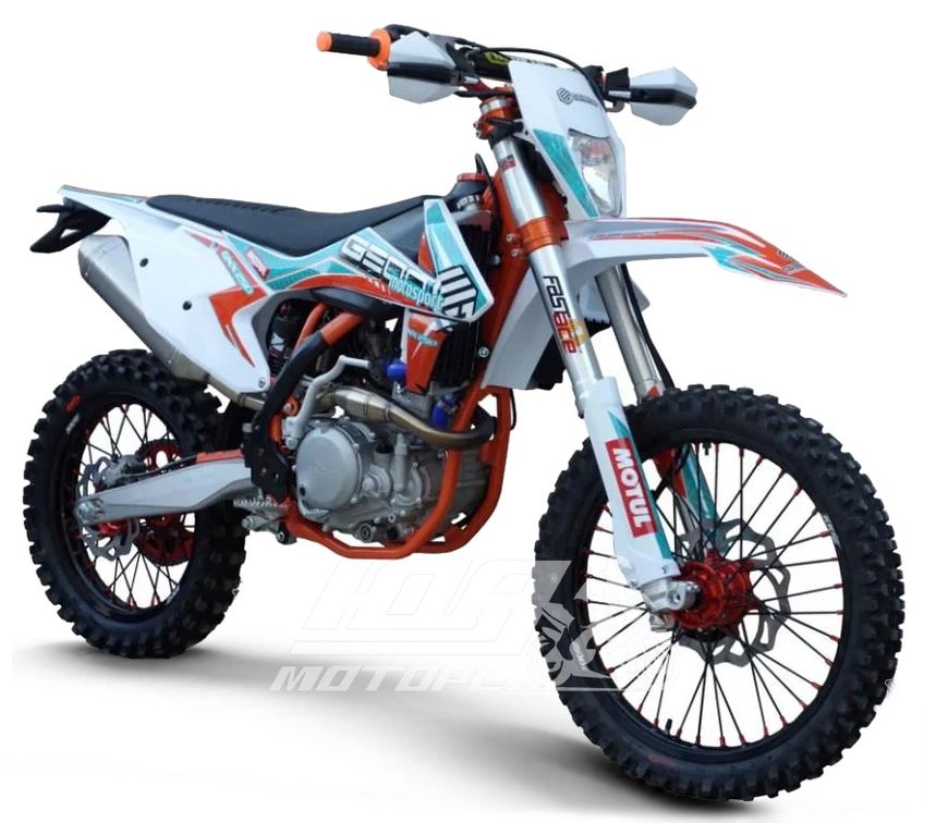 Мотоцикл GEON DAKAR GNX 250 EFI (ENDURO) FACTORY, Білий із блакитним