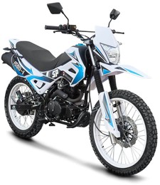 Мотоцикл SPARK SP200D-1, Біло-синій