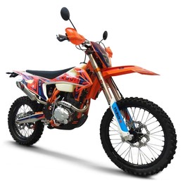 Мотоцикл KOVI 250 LITE 4T KT, оранжево-сине-голубой